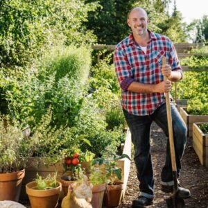 HGTV host Carson Arthur photographed at his home in Prince Edward County for the cover of his upcoming book published Random House Canda.
